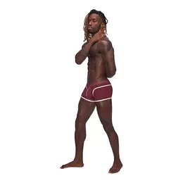 Male Power Sport Mesh Mini Short M Burgundy Atletski Kroj