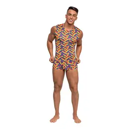 Male Power Fitness Tank XL - Dugin riblja kost, prozračni top