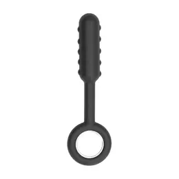 SONO No.61 Black Silicone Model with Metal Ring - Ergonomic Design