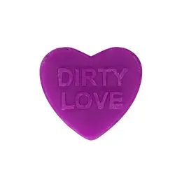 Dirty Love Heart Soap Lavender Scented Premium Bath Bar 90g