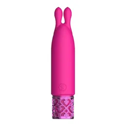 Twinkle Rechargeable Silicone Bullet - Compact Intimate Massager, Pink