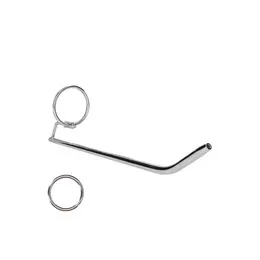 Mystim Stainless Steel Urethral Trainer with Glans Ring 8 mm
