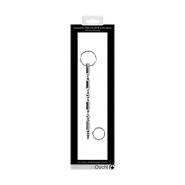 Mystim Ribbed Stainless Steel Urethral Wand 9.5 mm - Medical Grade Metal