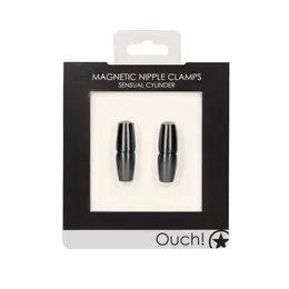 Nexus Sensual Cylinder Magnetic Clamp Set - Aluminum, Adjustable Pressure
