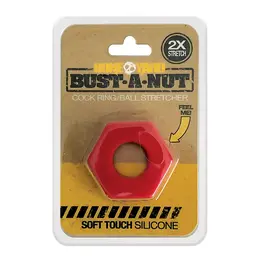 Oxballs Nut Ring Silicone Comfort Fit 50mm Black Intimate Enhancer