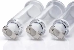 XR Brands 3-Piece Cylinder Set for Targeted Pumping - Clear, Small Size