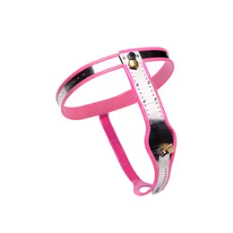 XR Brands Pink Nerđajući Čelik Podesivi Pojas Čednosti za Žene