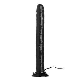 XR Brands Tower of Power Vibrating System Black 32 cm with Harness