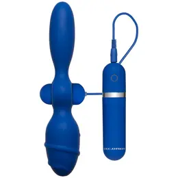 TitanMen Double Tool Silicone Dual-Sided Vibrating Plug Remote Control