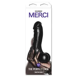 Doc Johnson The Perfect Cock 25 cm Crni Dual Density Model