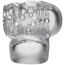 Doc Johnson Cock Teaser Wand Attachment Clear - Textured Accessory
