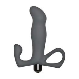 Doc Johnson OptiMALE Vibrating P-Spot Silicone Massager Black