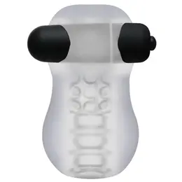 Doc Johnson GoodHead Helping Head Pro Frosted Vibrirajuća Navlaka 7,6 cm