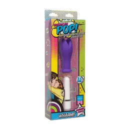 Doc Johnson American Pop Whaam! Silikonski vibrator sa 10 funkcija 15 cm