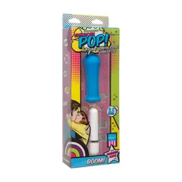 Doc Johnson American Pop Boom! 10-Function Vibrating Intimate Device, Silicone