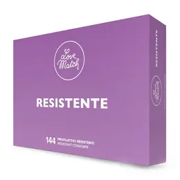 Love Match Resistente Durable Latex Condoms 144-Pack Large Size