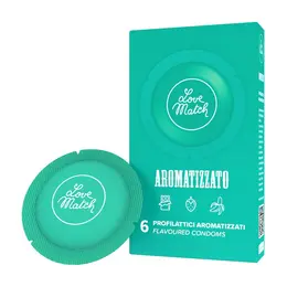 Love Match Aromatizzato aromatizovani kondomi 6 komada čokolada jagoda banana