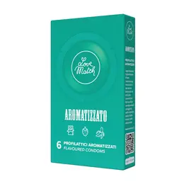 Love Match Aromatizzato aromatizovani kondomi 6 komada čokolada jagoda banana