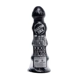 Master Series Four Stage Rocket intimni model crni 32cm PVC
