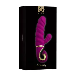 Gvibe Gcandy Sweet Raspberry Dual-Action Intimate Device, Bioskin, Pink