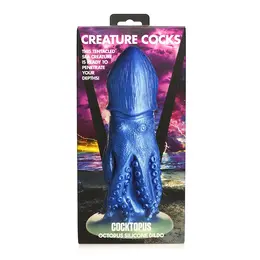 Cocktopus hobotnica silikonski model plavi - anatomski sistem pipaka