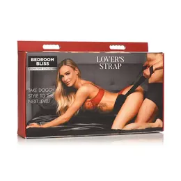 XR Brands ljubavni kaiš crni, podesivi potporni pojas