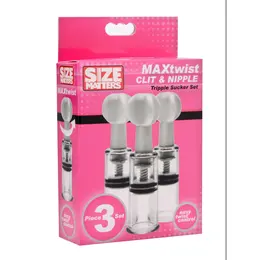 XR Brands Twisted Triplets kompaktan set usisnih cilindara providni ABS