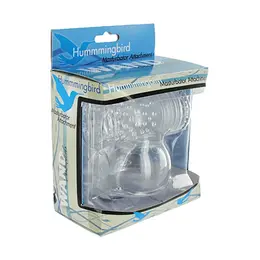 Hummingbird Attachment for Wand Massager Clear TPR 3.25x1.25in