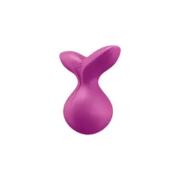 Viva la Vulva 3 Lay-On Vibrator Ljubičasta - Ergonomski Silikonski Model