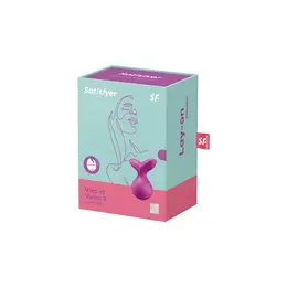 Viva la Vulva 3 Lay-On Vibrator Ljubičasta - Ergonomski Silikonski Model