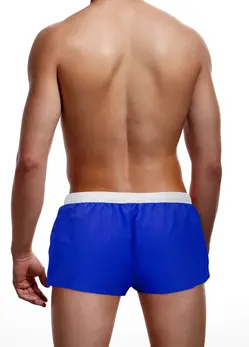 Prowler Swim Trunk S Plava - Pripijeni Poliesterski Kupaći Veš sa Uzicom