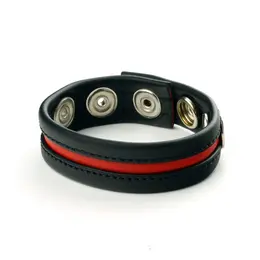 Prowler Red Kožni Podesivi Kaiš Crna/Crvena 21.5x2 cm