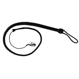 Prowler RED Turkish Knot Multi-Tail Faux Leather Whip 66in