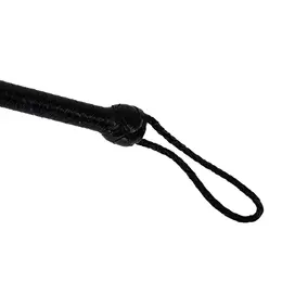 Prowler RED Turkish Knot Multi-Tail Faux Leather Whip 66in