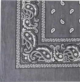 Hanky Grey Handkerchief - Cotton Accessory for Community Identification
