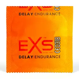 EXS Endurance Delay 48-Pack Latex Condoms with Lidocaine Lube, 53mm