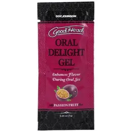 Doc Johnson Oral Delight Gel Passion Fruit Bulk Refill 48x7g Body-Safe