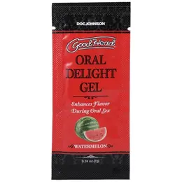Doc Johnson Oral Delight Gel Watermelon Bulk 48x7g Sugar-Free Formula