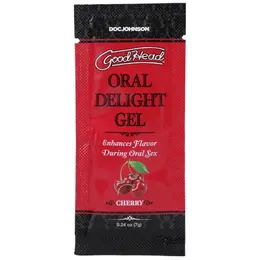 Pipedream Oral Delight Gel Cherry Bulk Refill 48 Sachets 7g Each