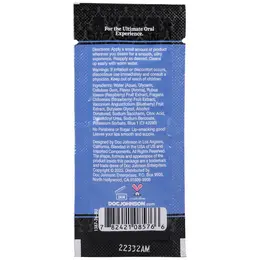 Doc Johnson Oral Delight Gel Blue Raspberry Bulk 48 x 7g Single-Use Packs