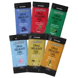 Doc Johnson Oral Delight Gel Assorted Flavors Bulk Pack 48x7g