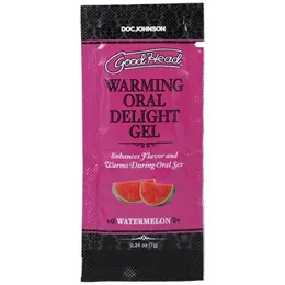 Doc Johnson GoodHead Warming Gel Watermelon 48 Sachets 7g Bulk Pack