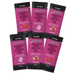 Doc Johnson GoodHead Warming Oral Gel Assorted Bulk Pack 48x7g