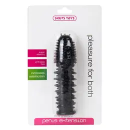Satisfyer Enhance Silicone Extension Sleeve Black 15 cm