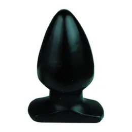 Buttplug and Joy M Crni - Anatomski Silikonski Čep, Srednja Veličina
