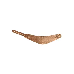 Look at Me Adjustable Quilted Posture Collar with Gold Accents Black