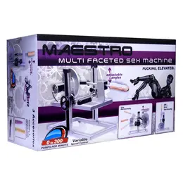 XR Brands Maestro Adjustable Multi-Function Intimate Machine Silver