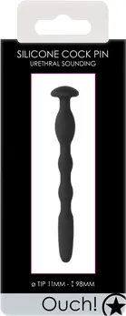 Triune Silicone Intimate Urethral Plug Ribbed 11 mm Flexible Design