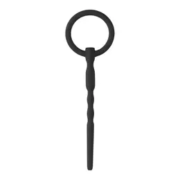 Shots Silicone Flexible Urethral Plug 7mm Body-Safe Black