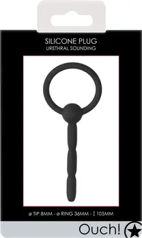 Shots Silicone Plug with O-Ring 8 mm - Flexible Intimate Trainer